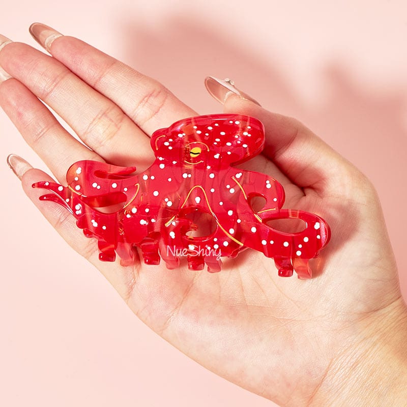 Large Starry Night Octopus Hair Claw Clips丨NueShiny
