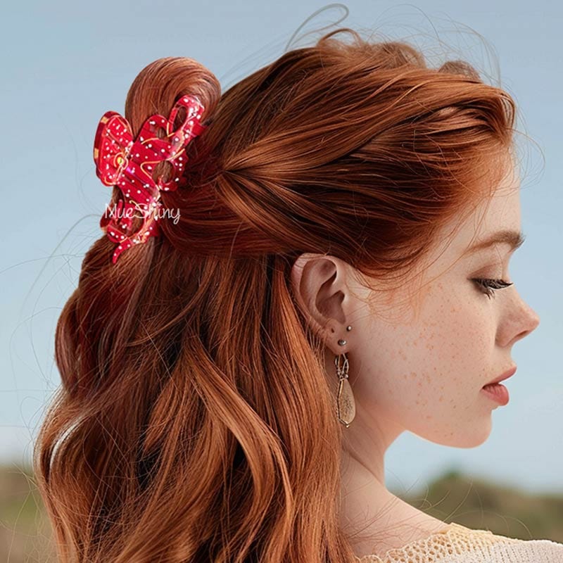 Large Starry Night Octopus Hair Claw Clips丨NueShiny