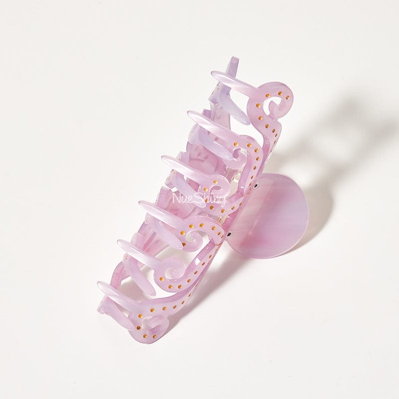 Large Pink Octopus Hair Claw Clips丨NueShiny
