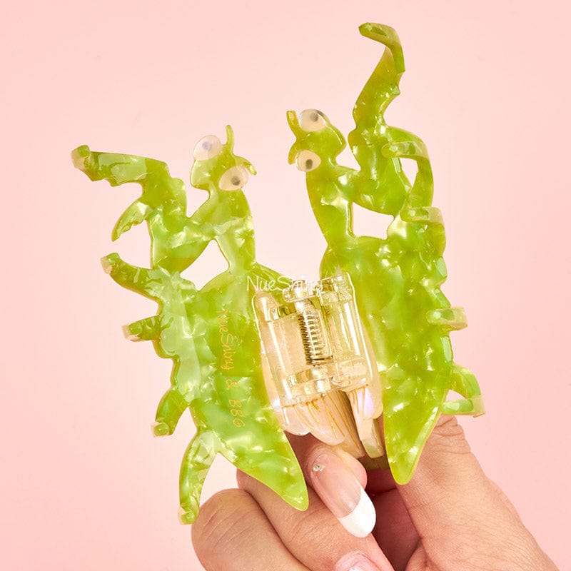 Medium Green Mantis Hair Claw Clips| NueShiny&BBG