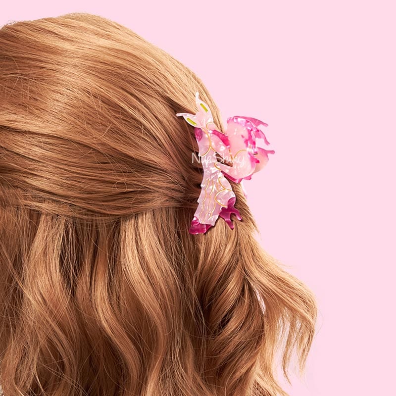 Medium Orchid Mantis Hair Claw Clips| NueShiny&BBG