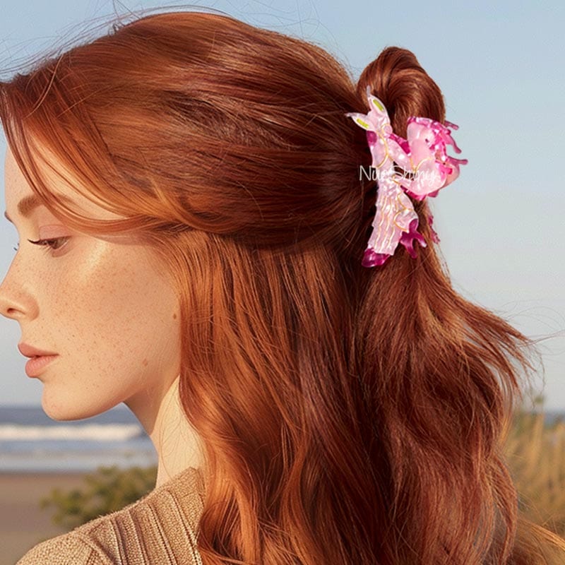 Medium Orchid Mantis Hair Claw Clips| NueShiny&BBG