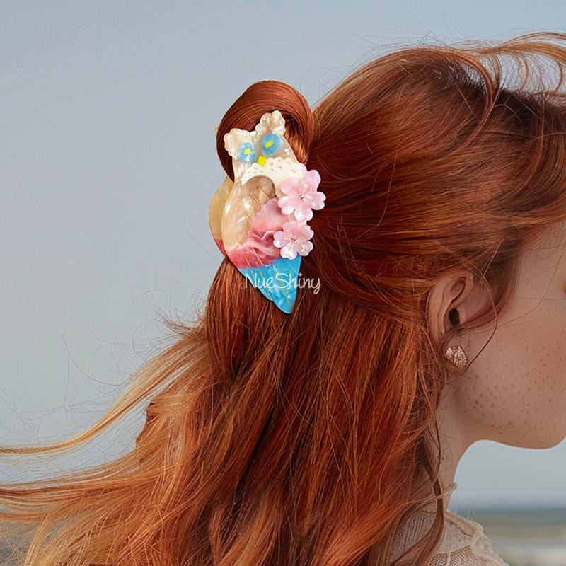 Large Owl Diamond Hair Claw Clips| NueShiny&JRP