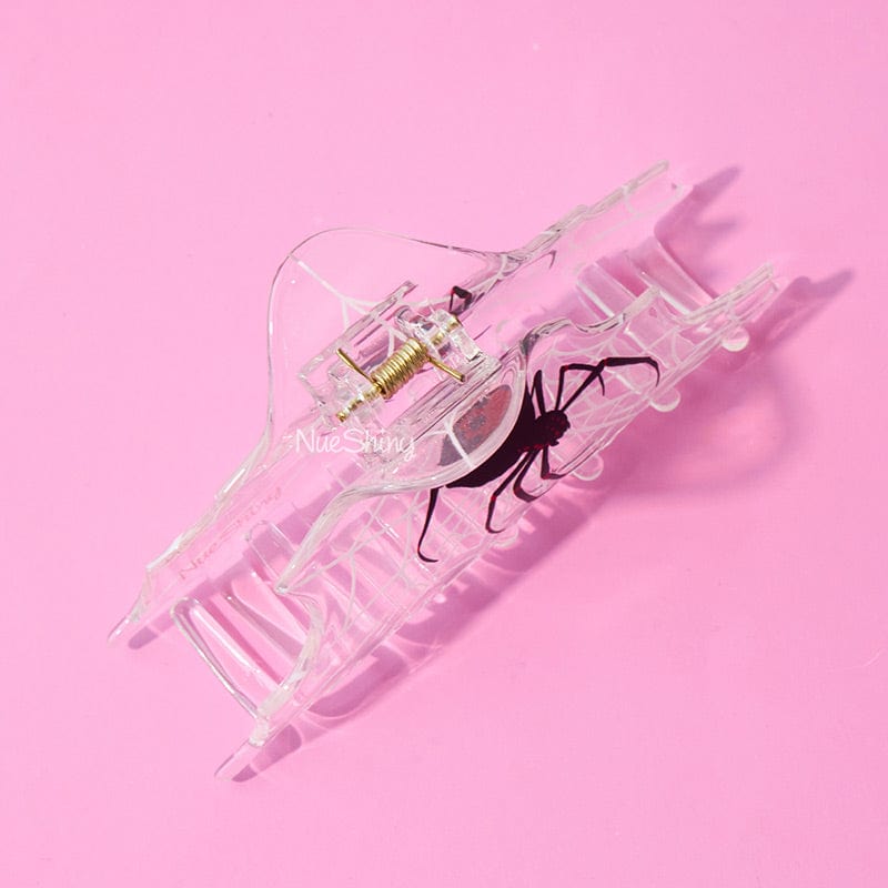Jumbo Black Spider Hair Claw Clips | NueShiny