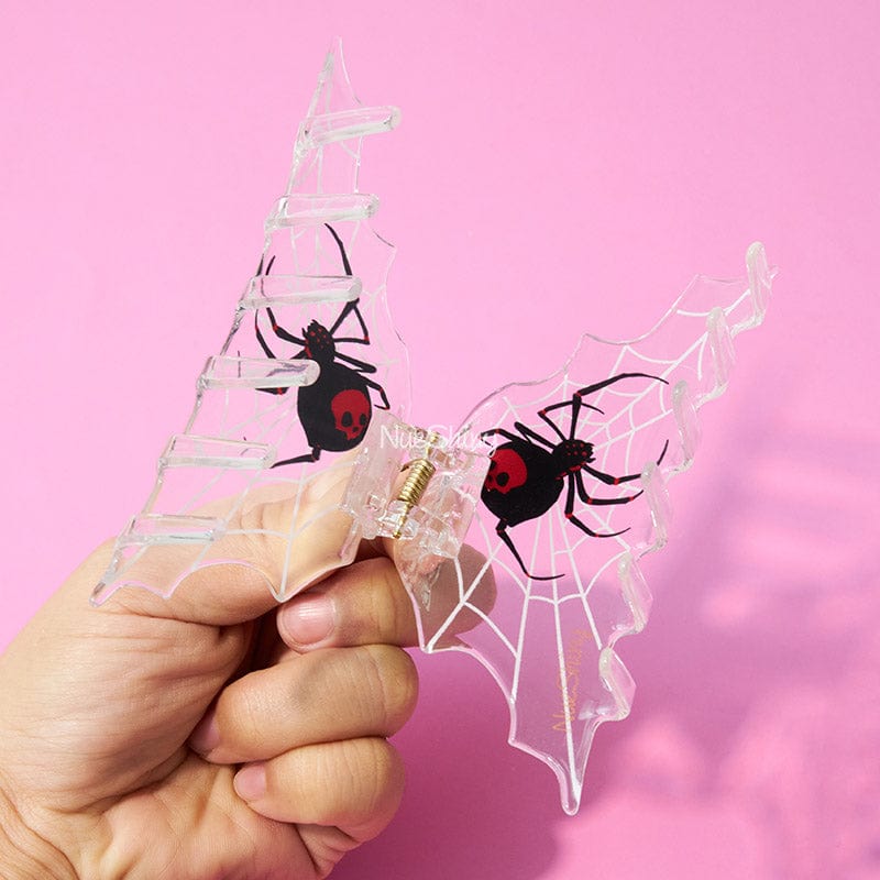 Jumbo Black Spider Hair Claw Clips | NueShiny