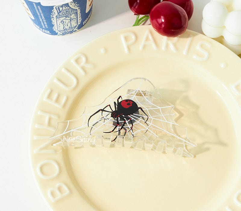 Jumbo Black Spider Hair Claw Clips | NueShiny