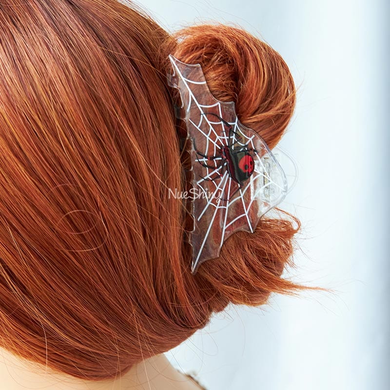 Jumbo Black Spider Hair Claw Clips | NueShiny