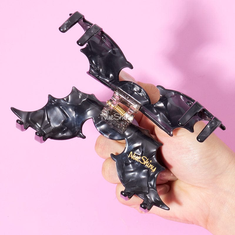 Jumbo Evil Eye Flying Bat Hair Claw Clips | NueShiny