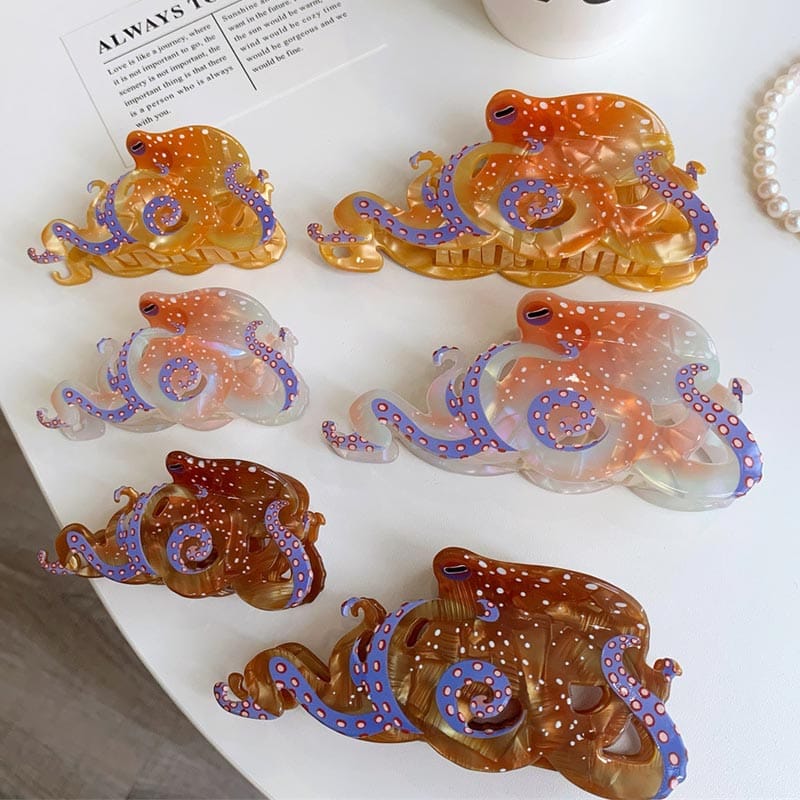 Colors Octopus Hair Claw Clips | NueShiny