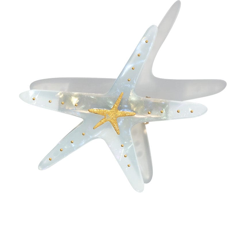 Small Blue Starfish Hair Clip丨NueShiny