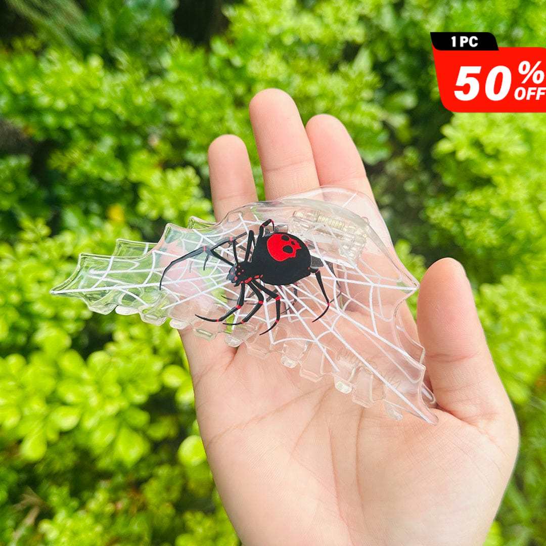 Jumbo Black Spider Hair Claw Clips | NueShiny