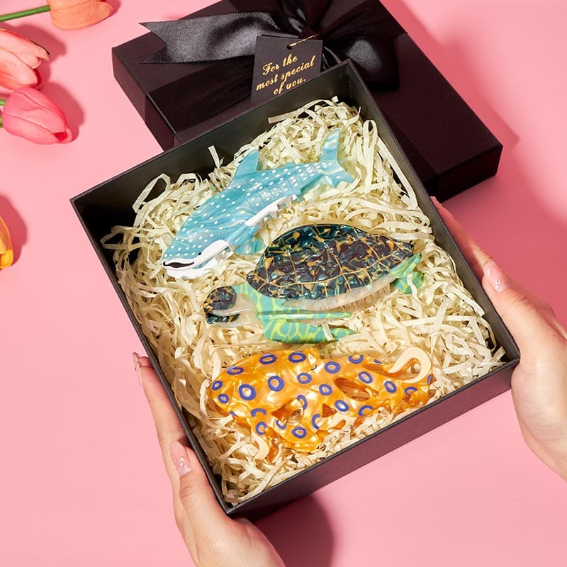 Ocean lovers: Whale Octopus Turtle 3 ppcs Gift Set | NueShiny
