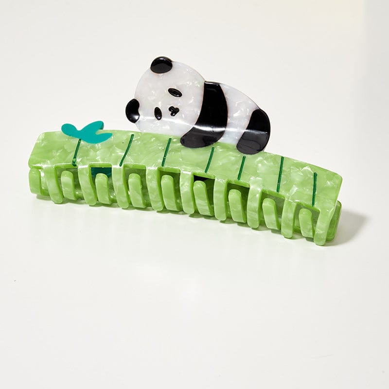 Large Bamboo Panda Hair Claw Clips丨NueShiny