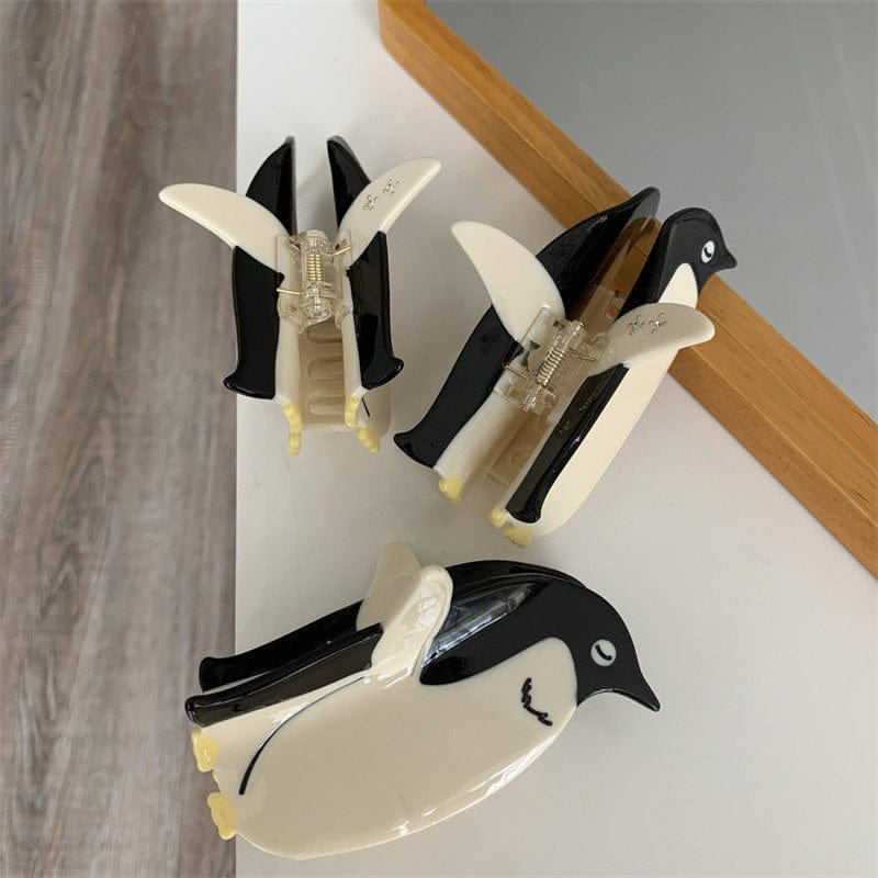 Medium Penguin Hair Claw Clips丨NueShiny