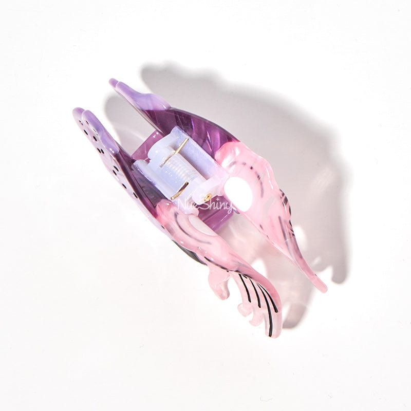 Medium Pink Cartoon Squid Hair Claw | NueShiny