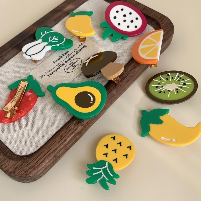 Mini Red Pepper Hair Clip | NueShiny