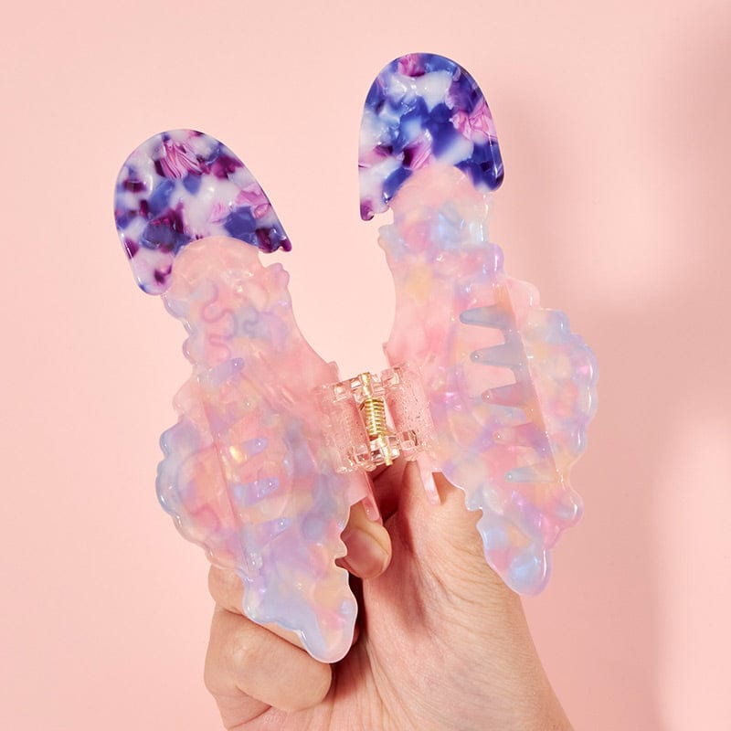 Large Skirt Jellyfish Pink Hair Claw Clips| NueShiny