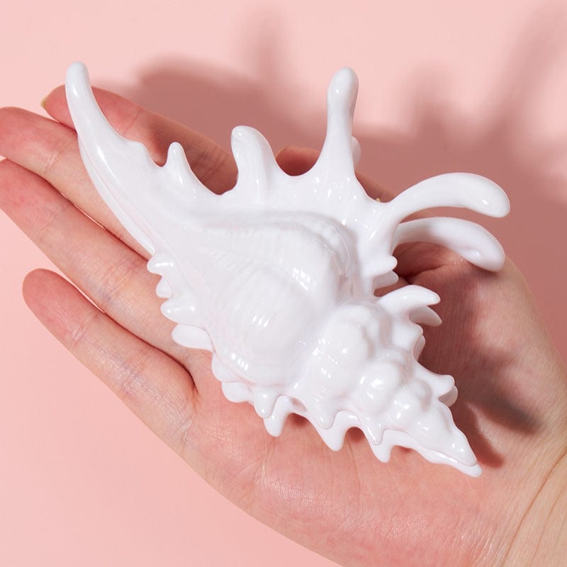 3D Printed White Conch Hair Claw Clips| NueShiny&BurningMoon