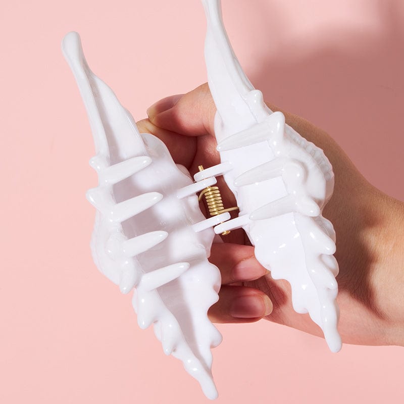 3D Printed White Conch Hair Claw Clips| NueShiny&BurningMoon