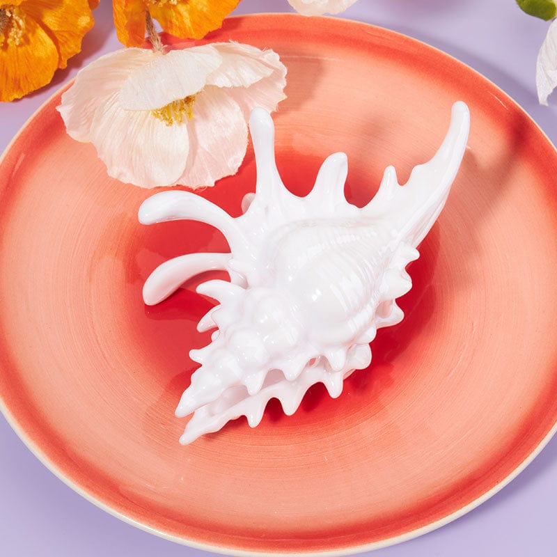 3D Printed White Conch Hair Claw Clips| NueShiny&BurningMoon