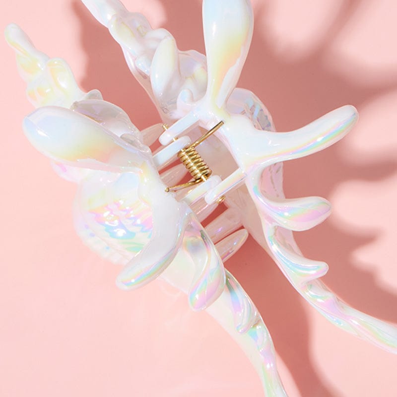 Mermaid Pearlescent White Conch Hair Claw Clips| NueShiny&BurningMoon
