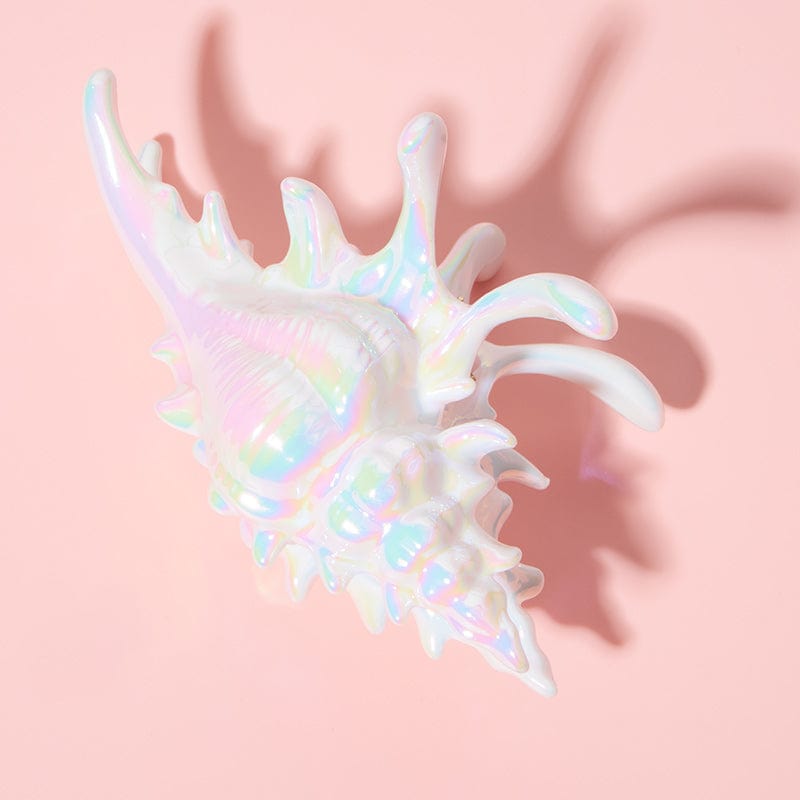 Mermaid Pearlescent White Conch Hair Claw Clips| NueShiny&BurningMoon