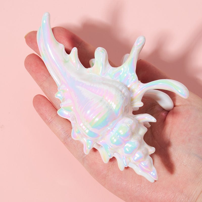 Mermaid Pearlescent White Conch Hair Claw Clips| NueShiny&BurningMoon