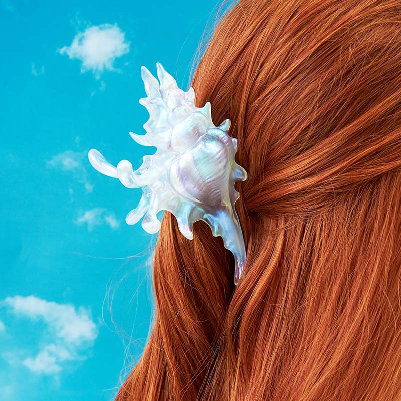 Translucent Colorful Pearlescent Conch Hair Claw Clips| NueShiny&BurningMoon