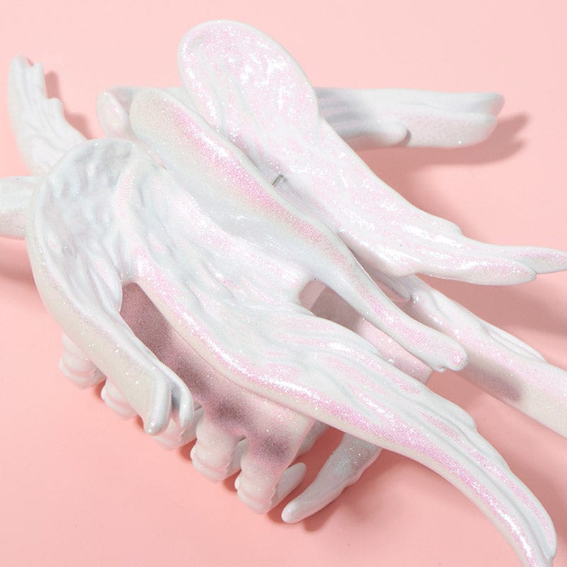 (🔥🔥Pre-Sale)Pearlescent White Angel Hair Claw Clips | NueShiny&BurningMoon