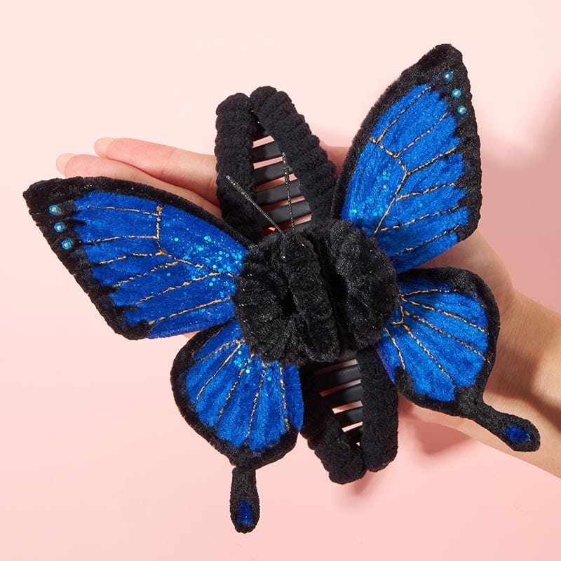 Handmade Custom Twist Wire Ulysses Butterfly Hair Claw Clips丨NueShiny