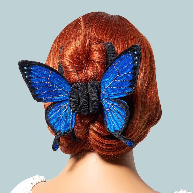 Handmade Custom Twist Wire Ulysses Butterfly Hair Claw Clips丨NueShiny