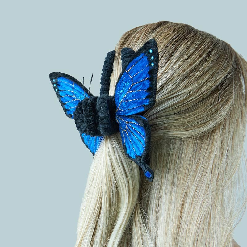 Handmade Custom Twist Wire Ulysses Butterfly Hair Claw Clips丨NueShiny