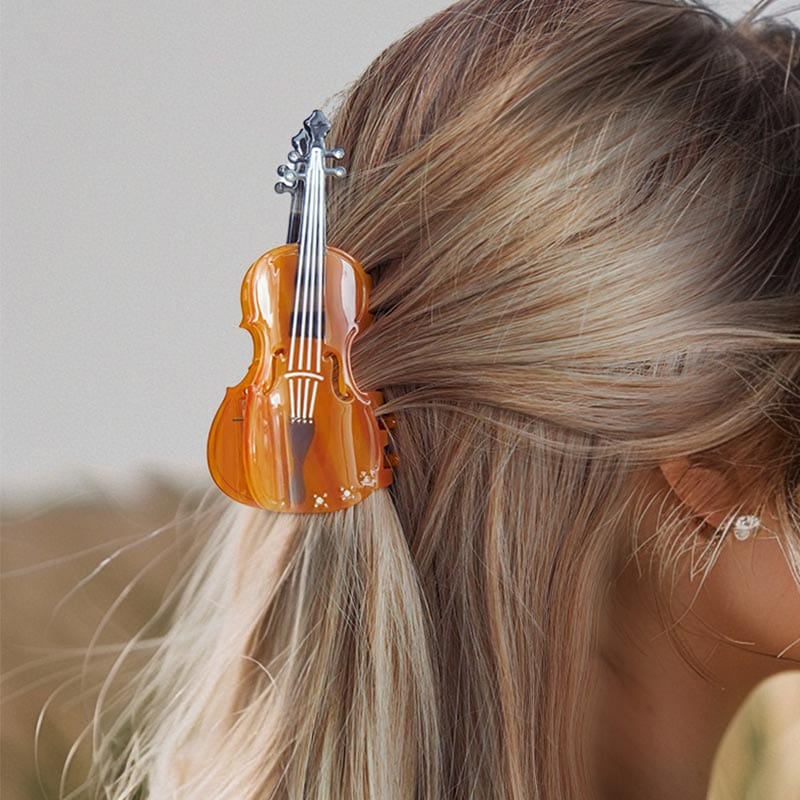 Medium Sunset Violin Hair Claw Clips| NueShiny&BubblesClub