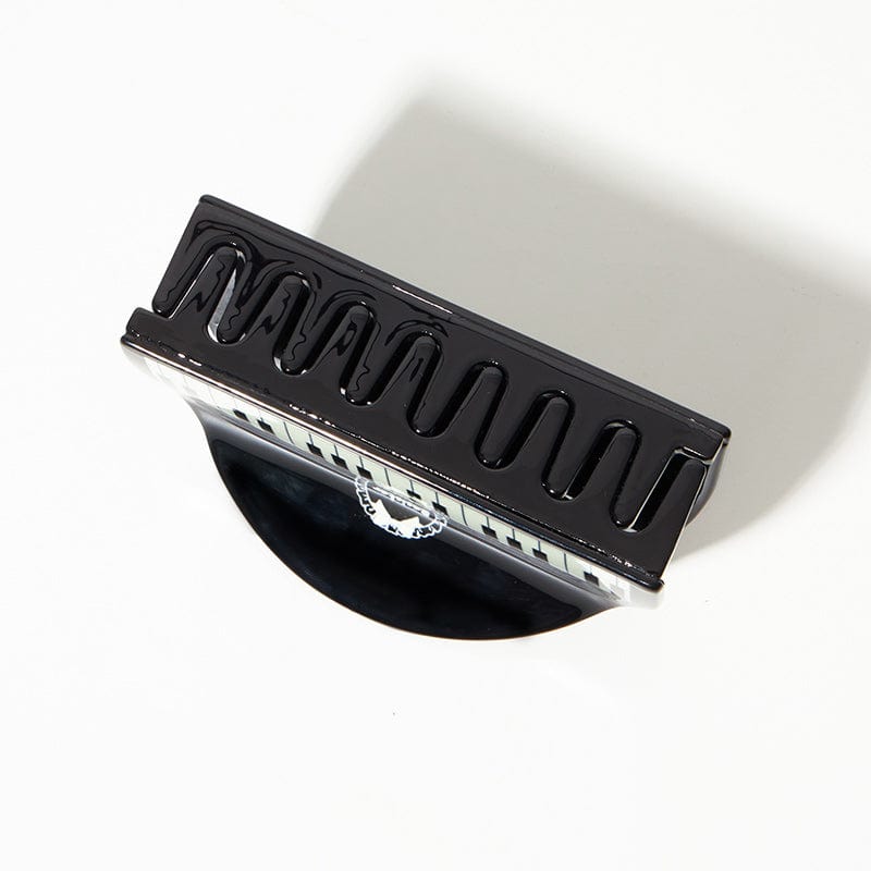 Large Black And White Piano Hair Claw Clips | NueShiny & BASISTAR
