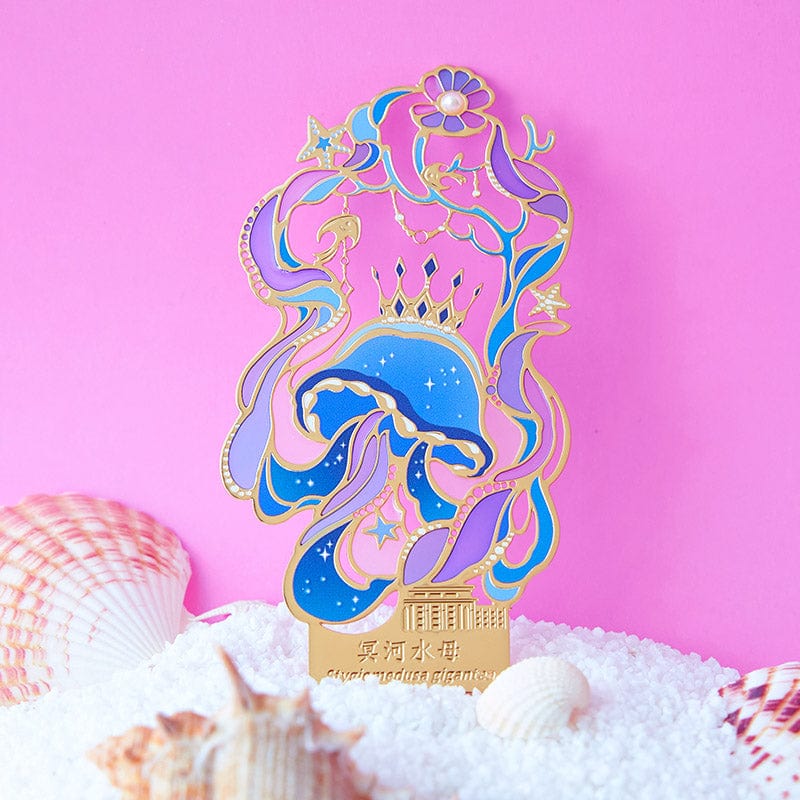 LIMITED EDITION Luminous Jellyfish Dual-Use Bookmark & Magnet | NueShiny&Natural History Museum of China