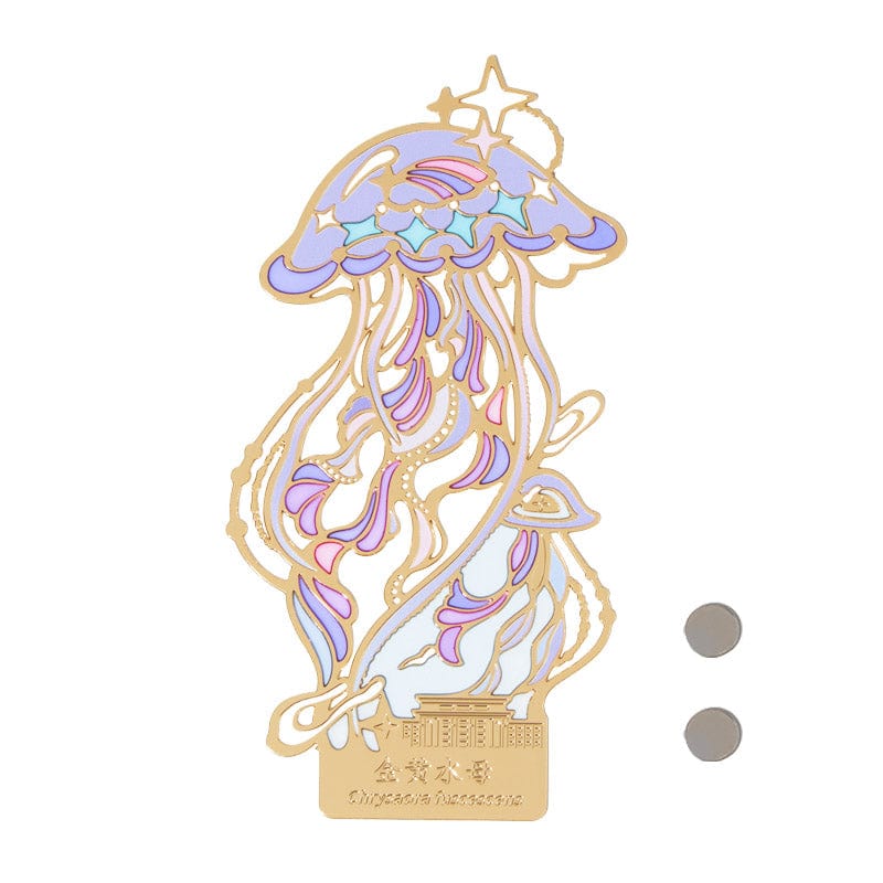 LIMITED EDITION Luminous Jellyfish Dual-Use Bookmark & Magnet | NueShiny&Natural History Museum of China