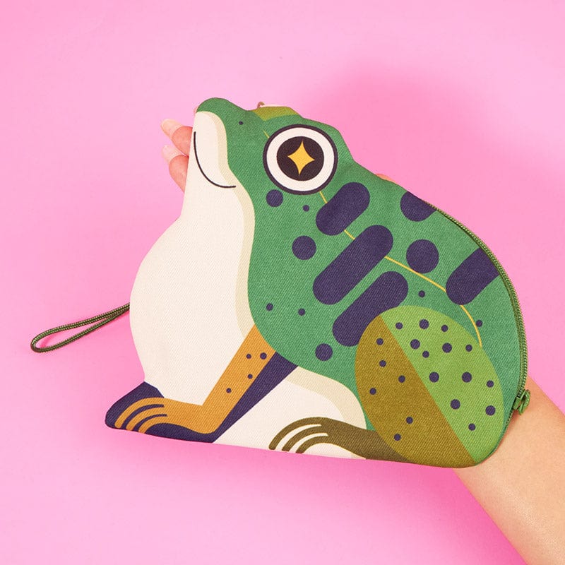Pre-sale Green Frog & Money Frog Coin Purse with Strap | NueShiny & PIPIZU