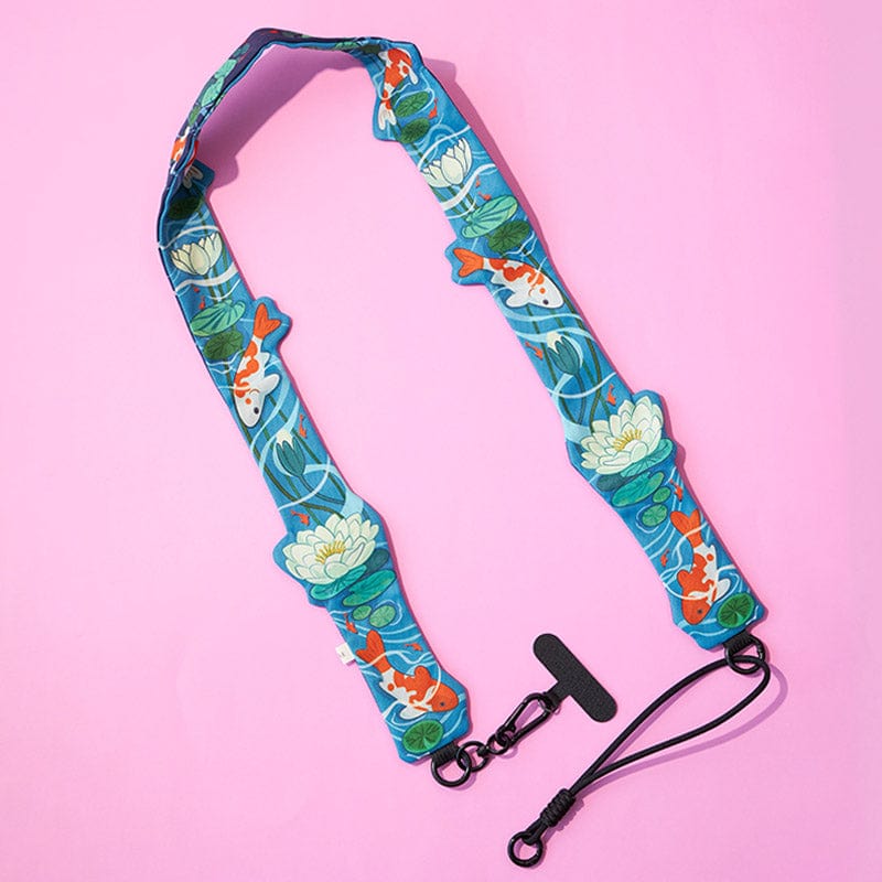 Pre-sale Lotus Koi Crossbody Strap -Mini Goldfish Pouch  | NueShiny & PIPIZU