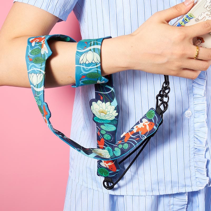 Pre-sale Lotus Koi Crossbody Strap -Mini Goldfish Pouch  | NueShiny & PIPIZU