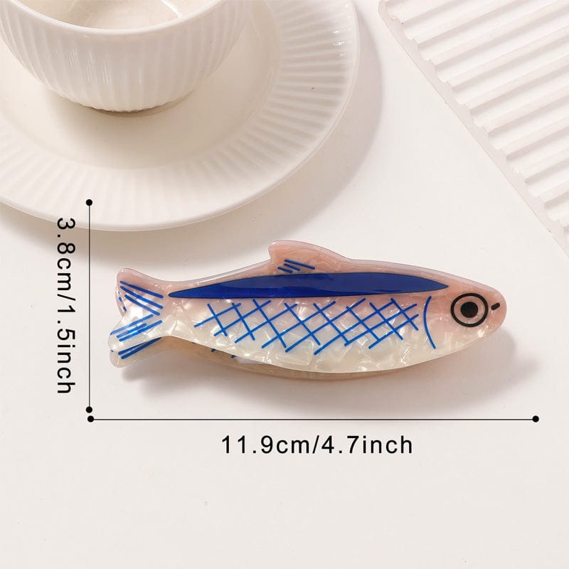 Large Sardine Hair Claw Clips | NueShiny