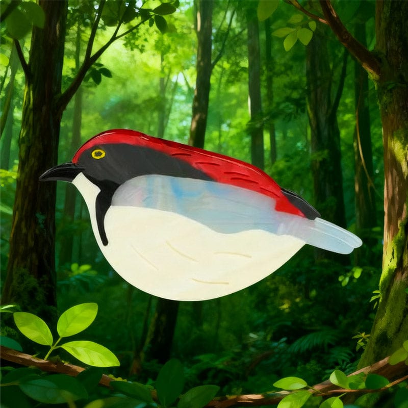 Medium Common Redpoll Hair Claw Clips | NueShiny