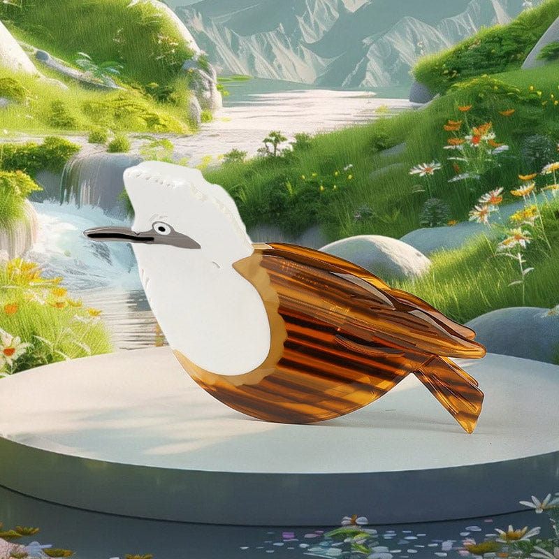 Medium Light-Vented Bulbul Hair Claw Clips | NueShiny