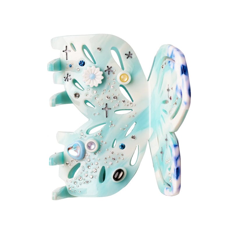 Medium Jewel Butterfly Stardust Hair Claw Clips | NueShiny & Likio