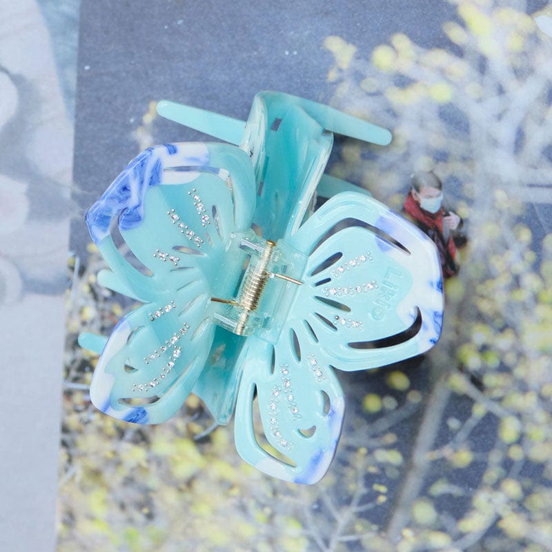 Medium Jewel Butterfly Stardust Hair Claw Clips | NueShiny & Likio