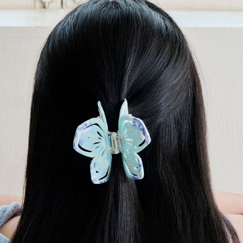 Medium Jewel Butterfly Stardust Hair Claw Clips | NueShiny & Likio