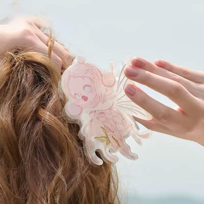 Large Little Angel Hair Claw Clips Set | NueShiny & POPMART