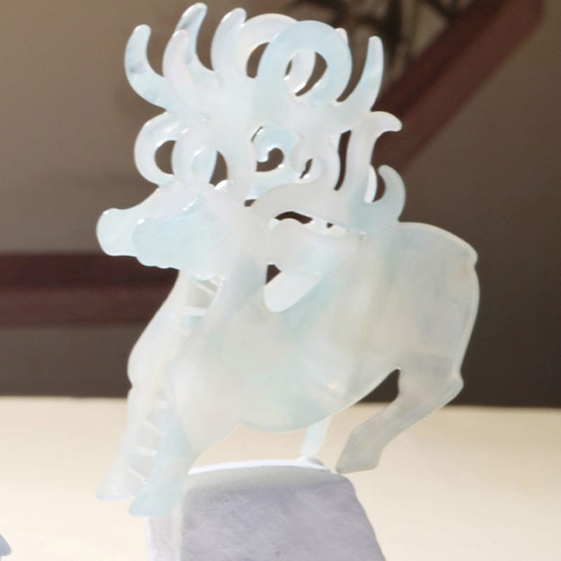Medium Jade Deer Hair Claw Clips | NueShiny & Shanxi Museum