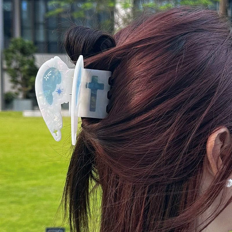 Medium Celestial Wings Hair Claw Clips | NueShiny & KaMa 元日一夏