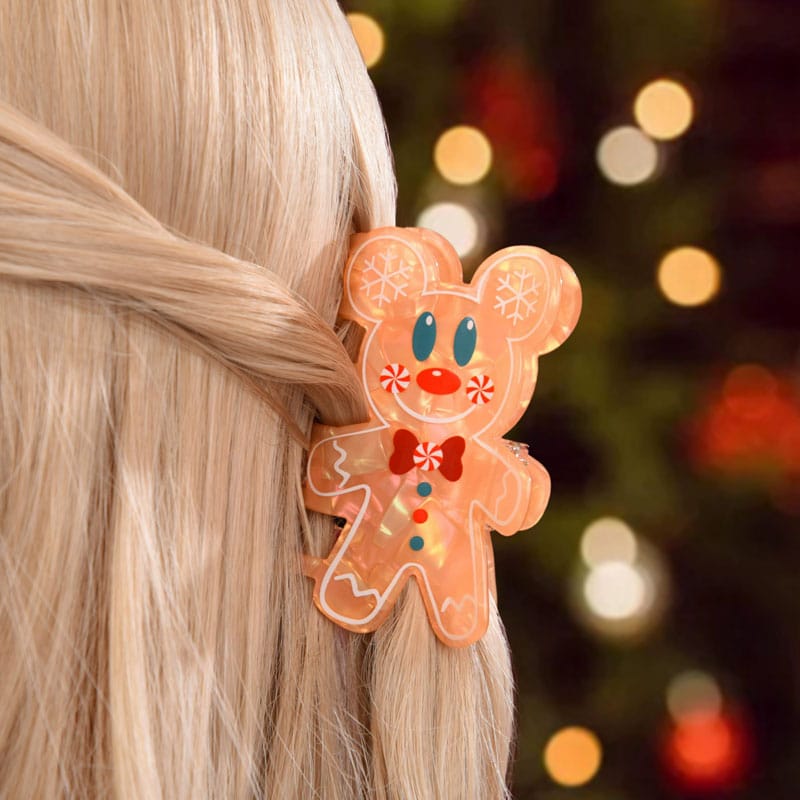 Medium Gingerbread Man Hair Claw Clips | NueShiny
