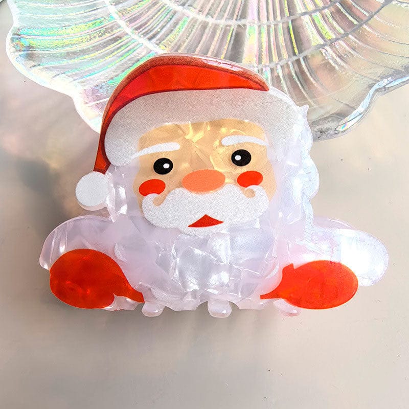 Small Question Santa Claus Hair Claw Clips | NueShiny